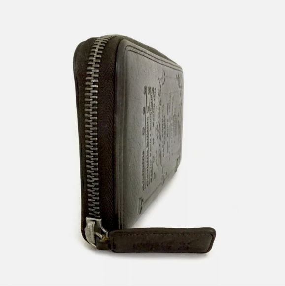 BVLGARI LEATHER ZIPPY ZIP AROUND LONG WALLET/M2086 - Picture 3 of 9